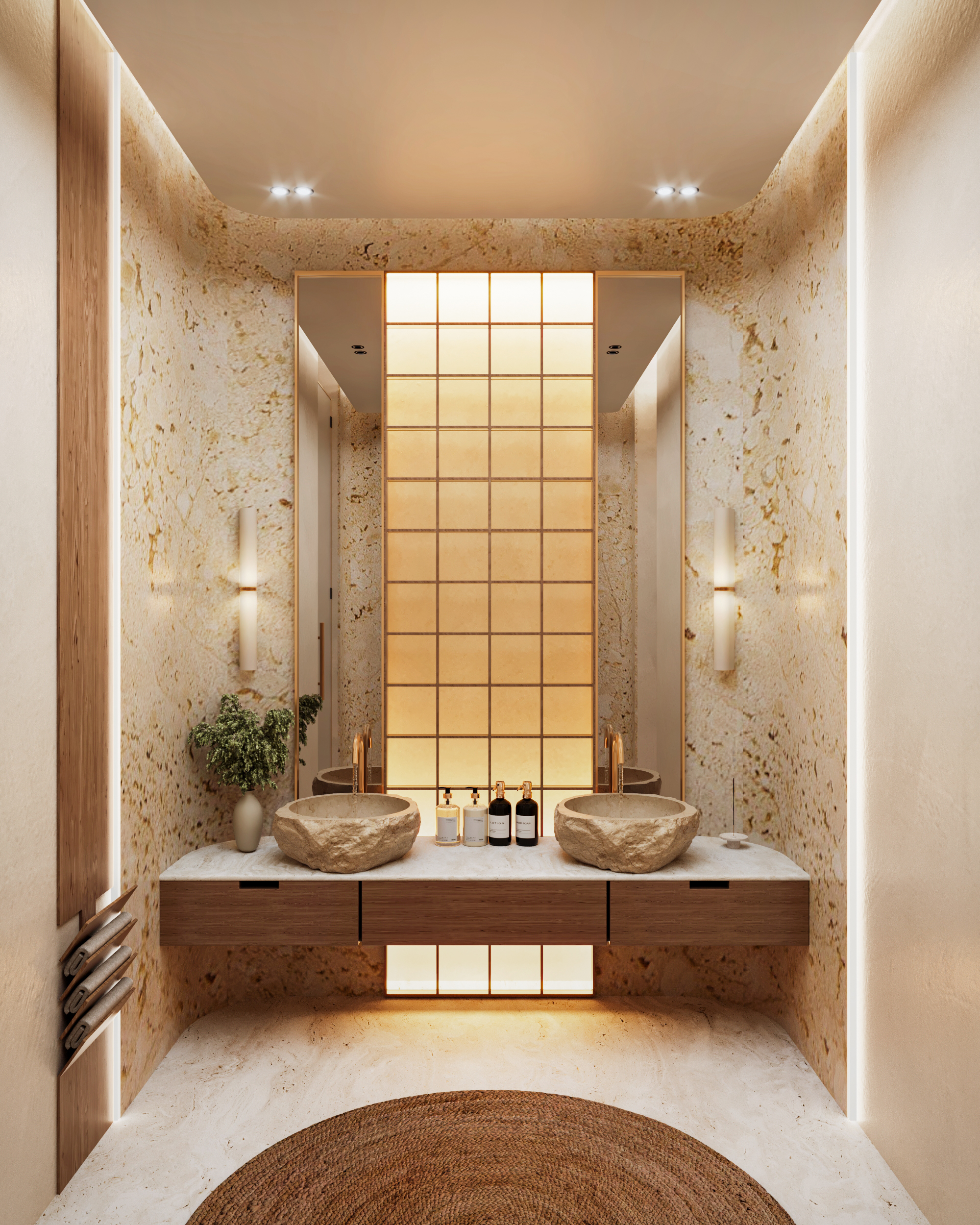 Guest Reception Bathroom | Villa Libya-6