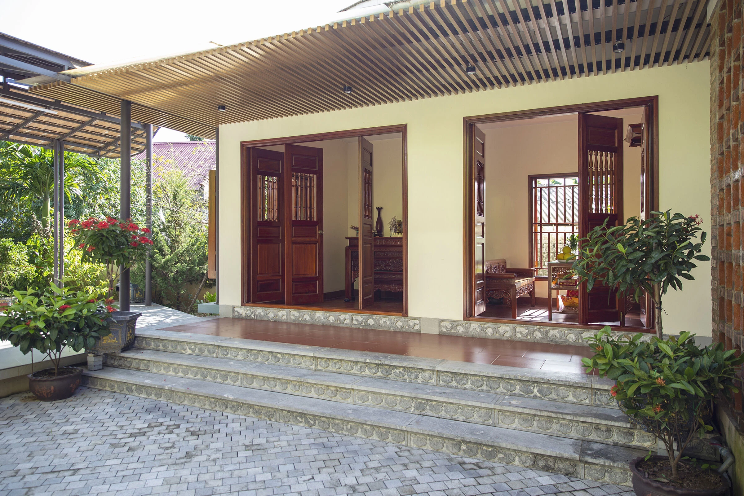 T3 House · 传统与现代相融合的乡村住宅设计丨越南丨ecmo architect-25