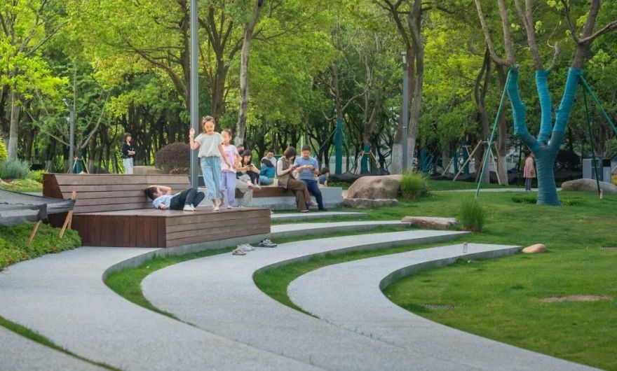 唤醒自然,天鹅重现—城市里的治愈系游园|园科作品-22