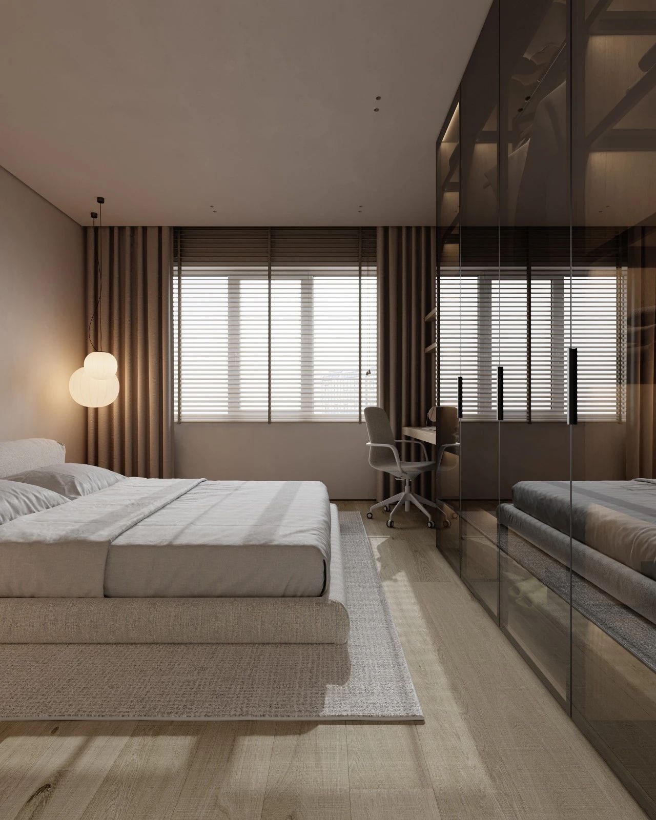 原木系奶油风空间设计-31