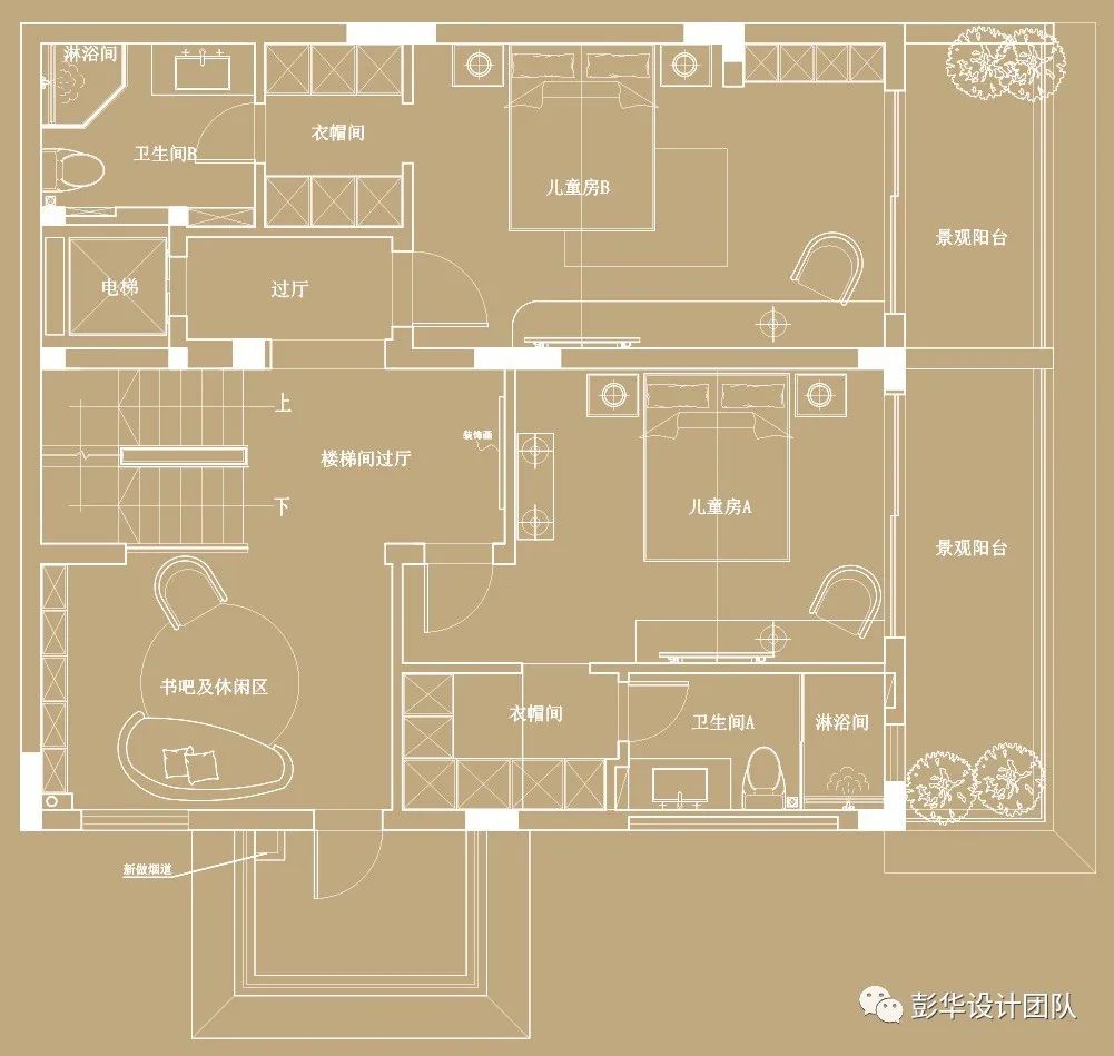 世茂·茂悦府现代轻奢别墅丨彭华设计团队-44