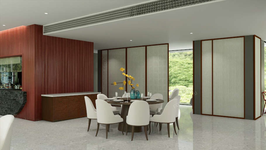 看到一家好看的餐厅，回来后做了建模渲染小练习-4