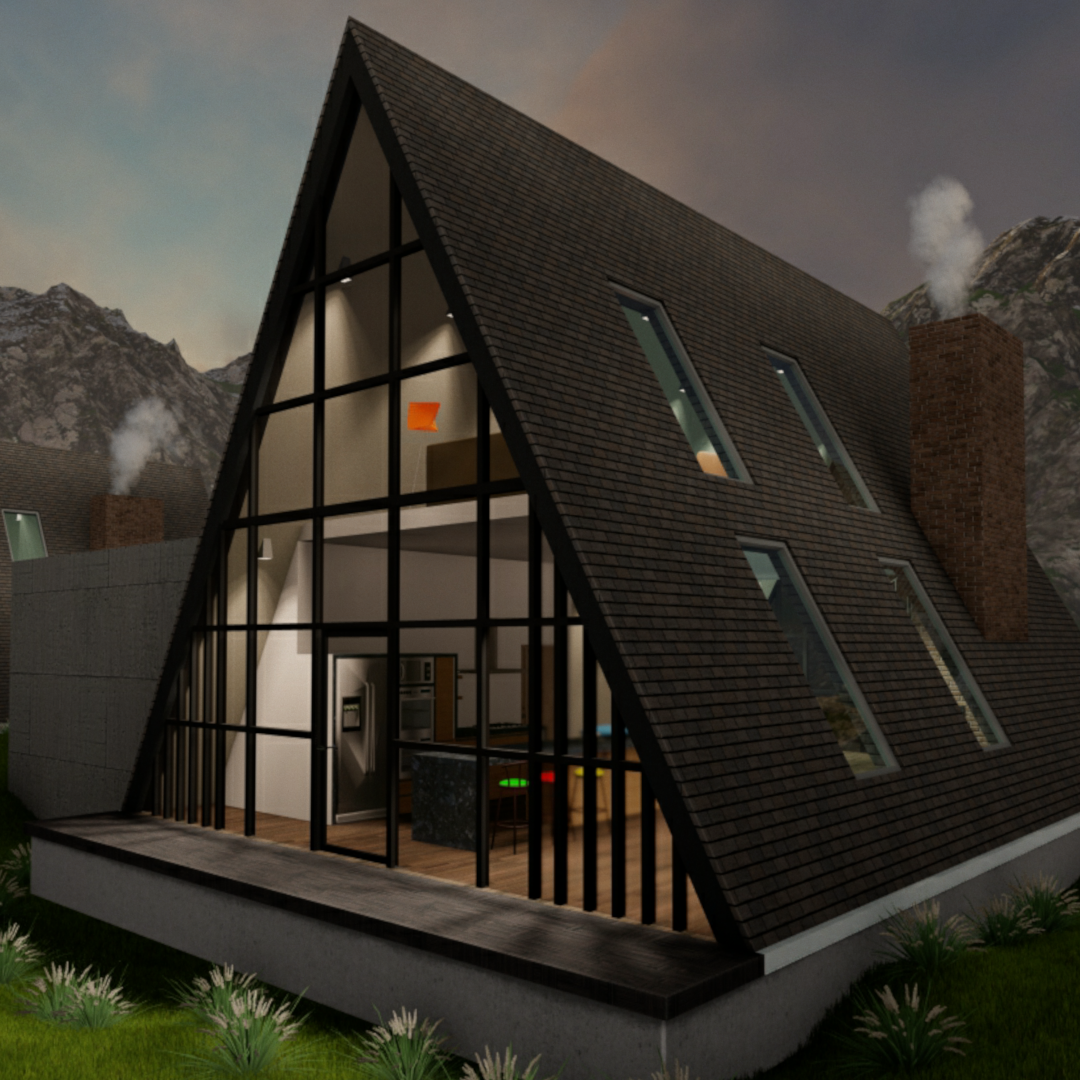 3D visualization of modern and traditional architecture-2