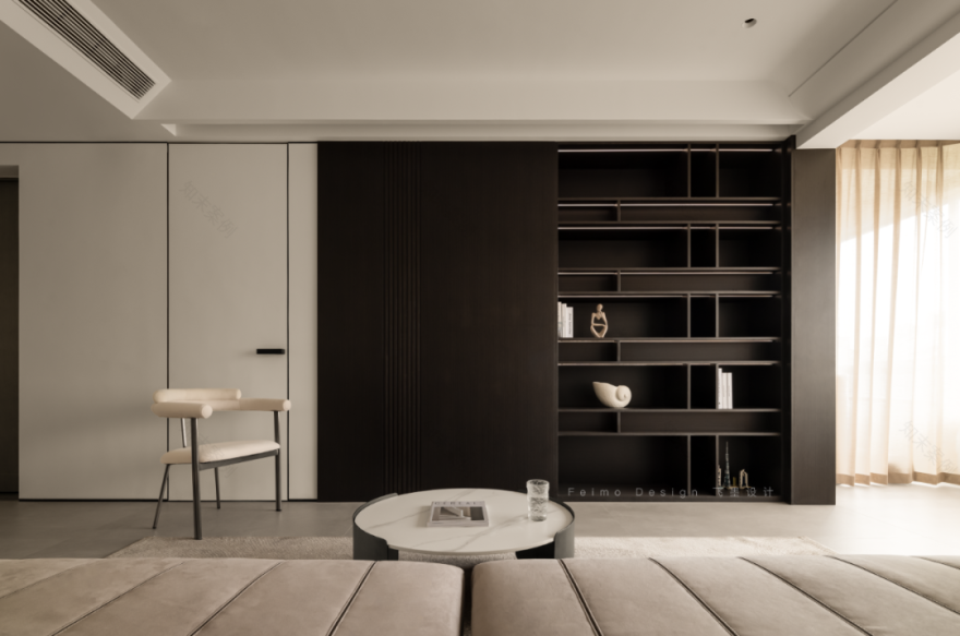 《四季》150㎡极简风大平层设计丨中国合肥丨飞墨设计组-28