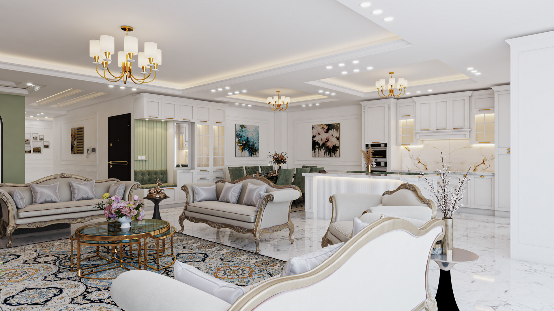 新古典主义内饰-1