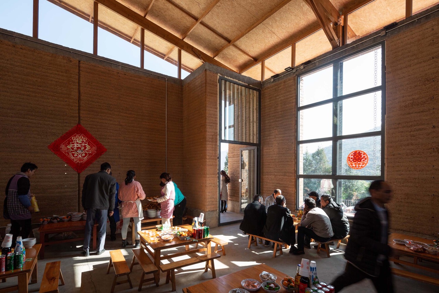 大黑新村社区大厅丨中国昆明丨One University One Village-37