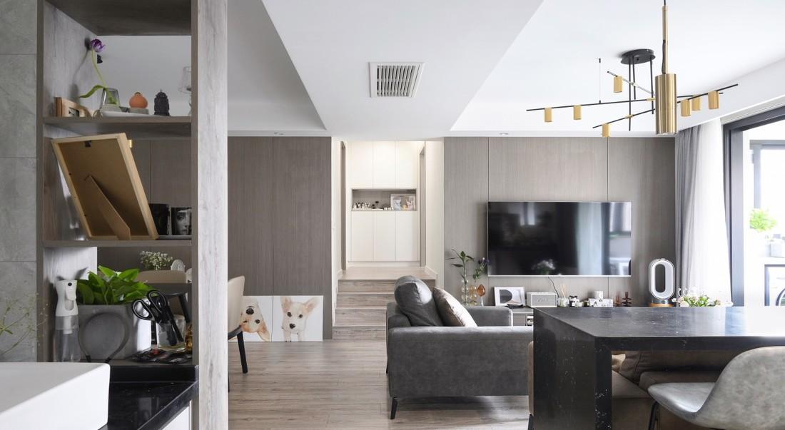 现代简约三居室 原木风格温馨家居设计-10