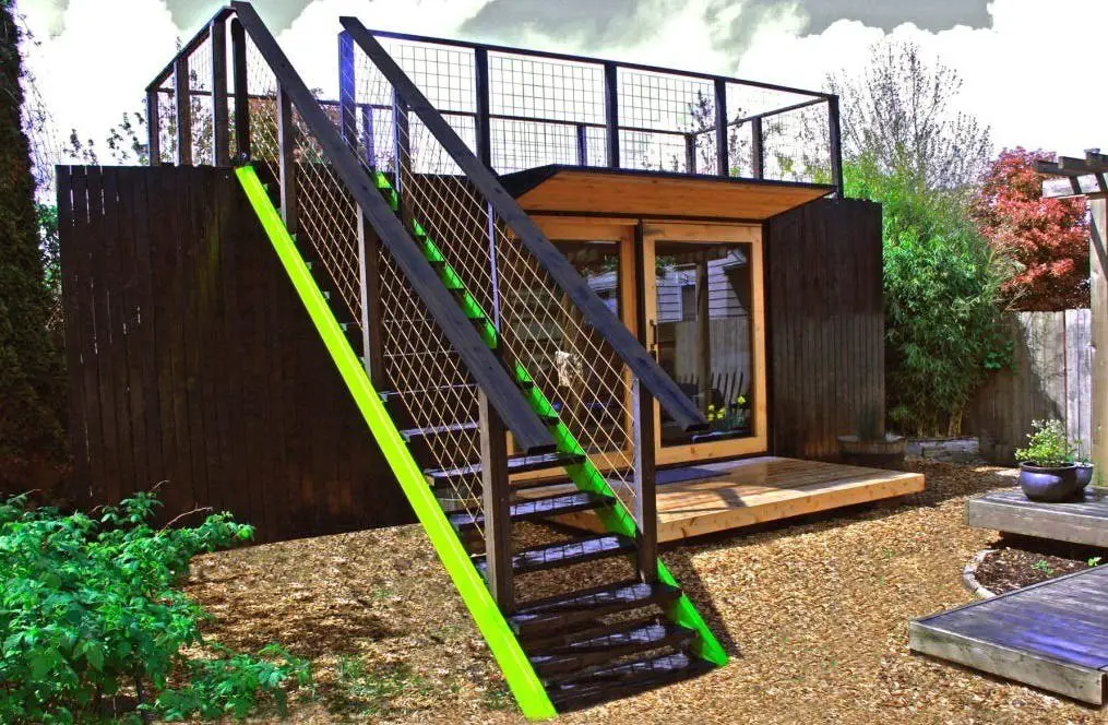 18m²木屋集装箱 | 极简设计与舒适生活的完美结合-1