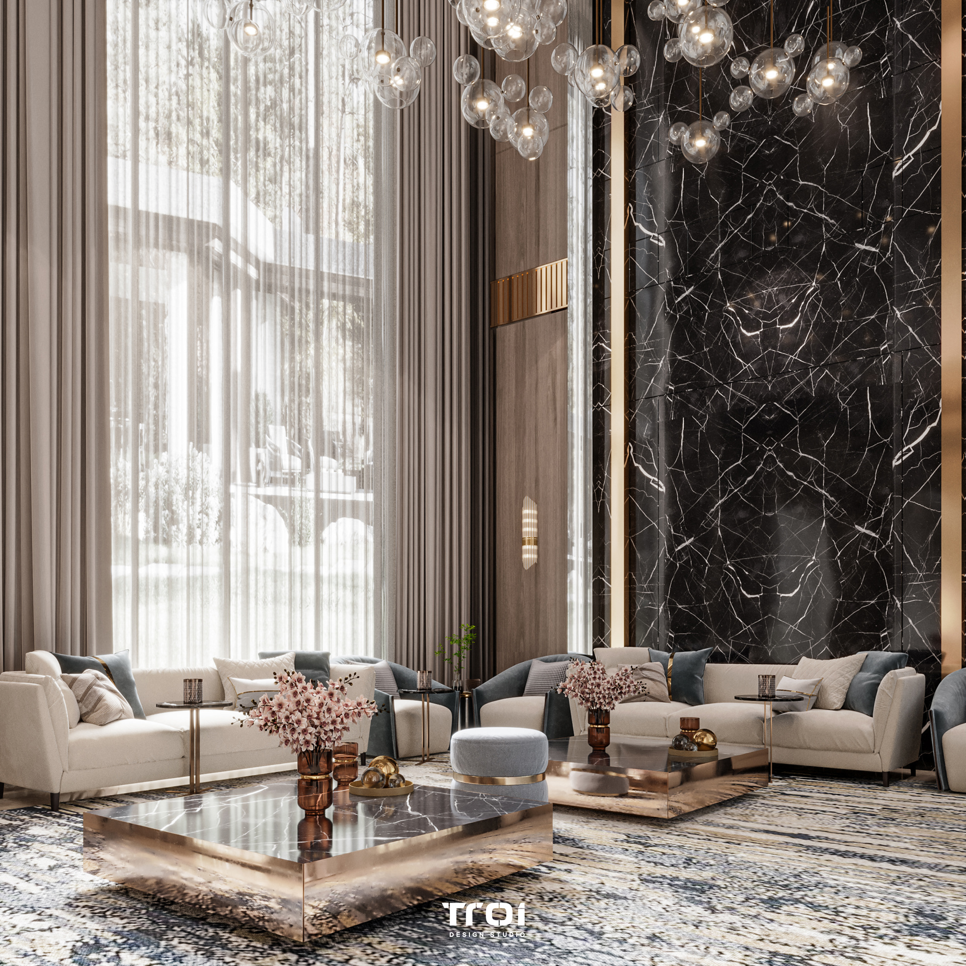 接待厅设计丨阿联酋丨Troi Design Studio-12