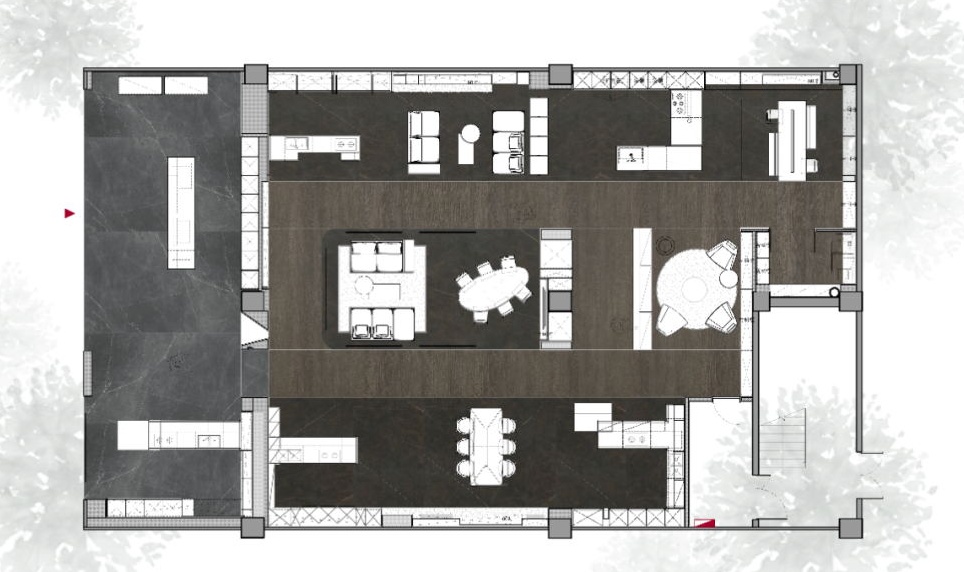 高端定制家居品牌总部展厅丨中国广州丨近境制作-37