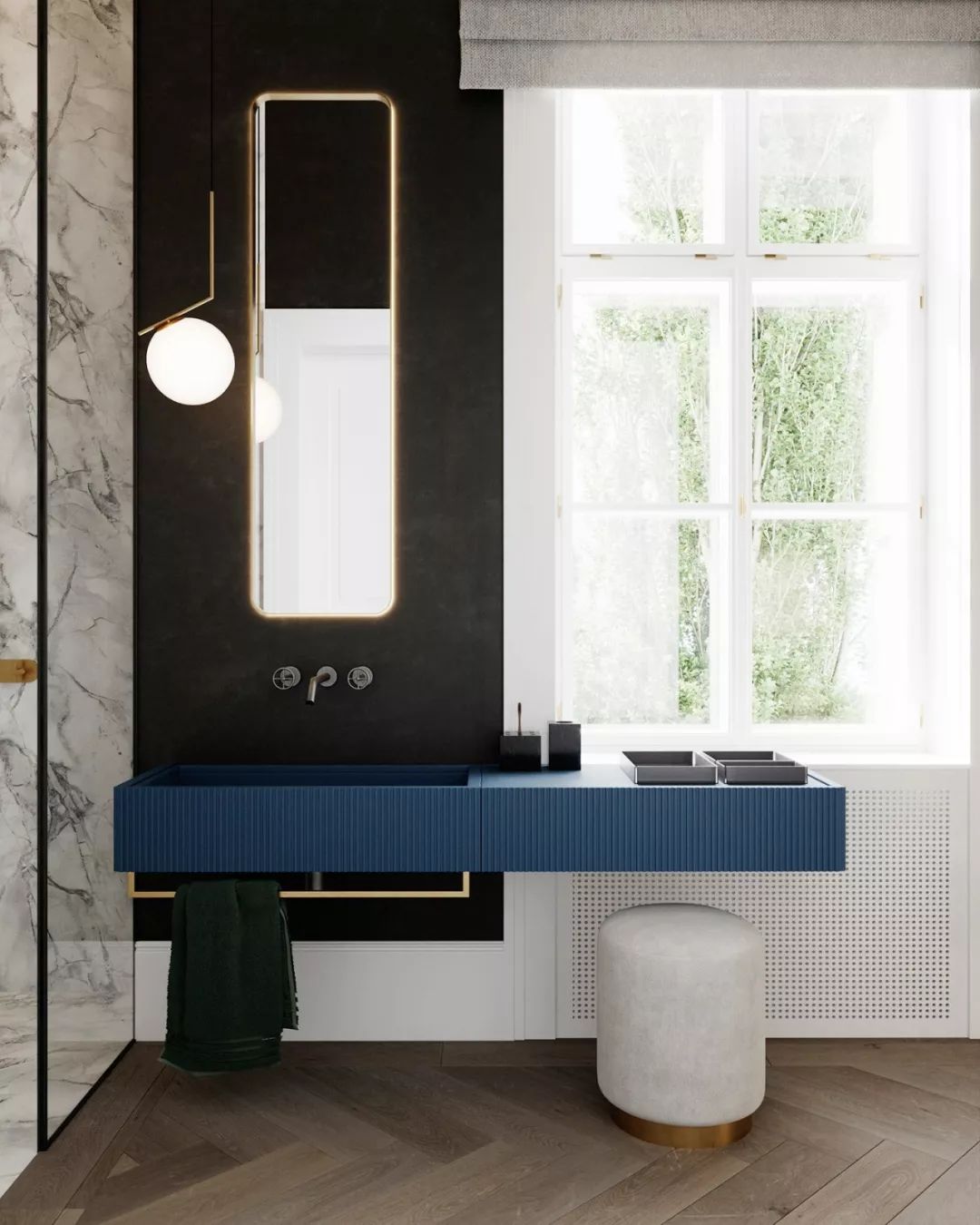 洗漱台设计新趋势，惊艳整个家！-25