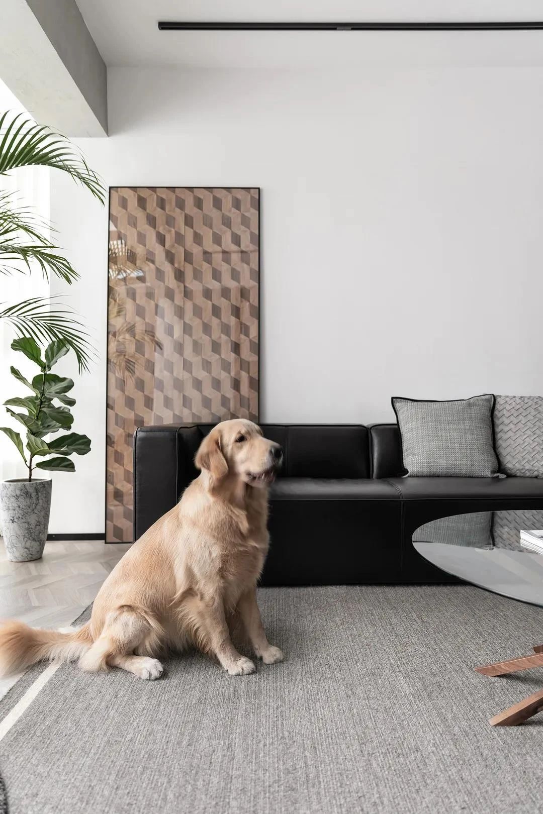 军人夫妻的硬朗现代轻工业风之家-25