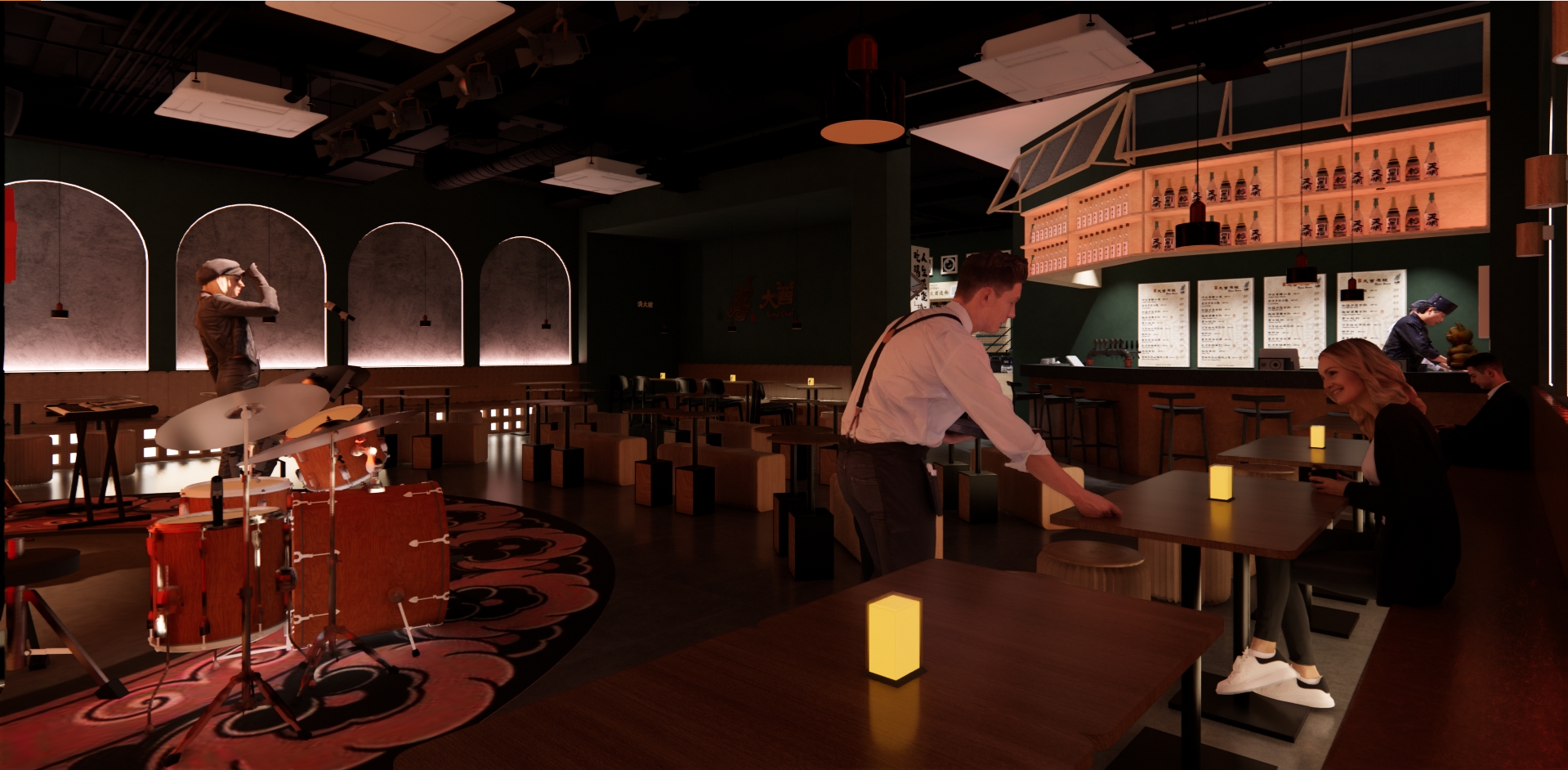 北京酒馆设计——[大酋瓦肆]设计方案-17