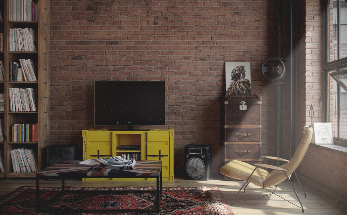 单身公寓工作室装修-18