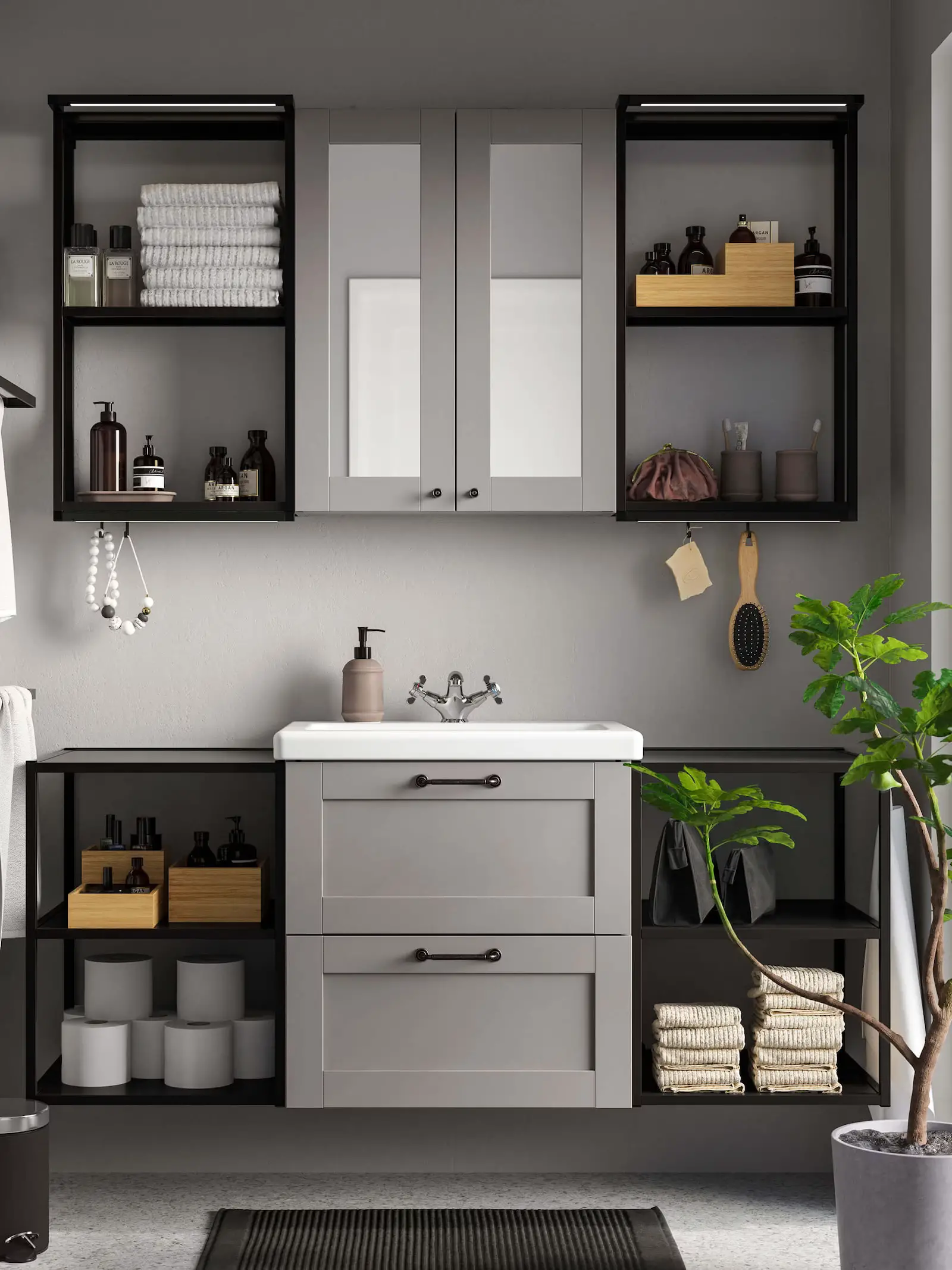 IKEA 2023 年新款 ENHET 系列浴室家具，美观实用，打造理想浴室-4