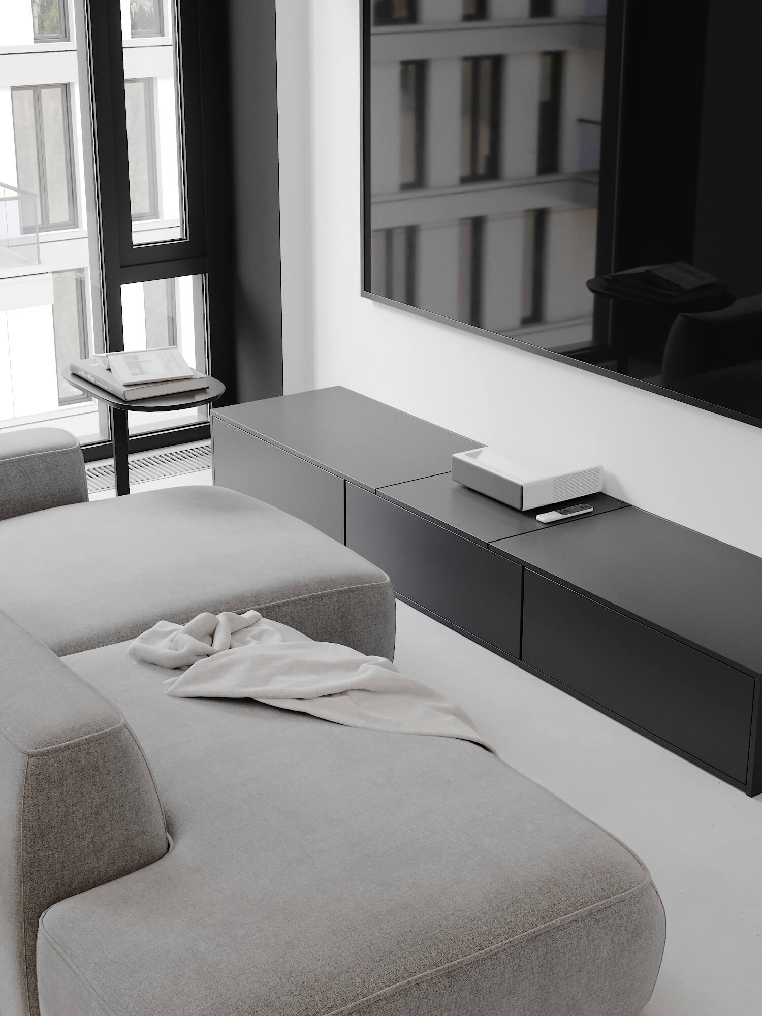 高级灰色系小空间公寓设计 成熟之选，优雅中充满温暖-4