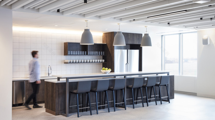 纽约 IQVIA 办公室 | Gensler 打造现代科技办公空间-4