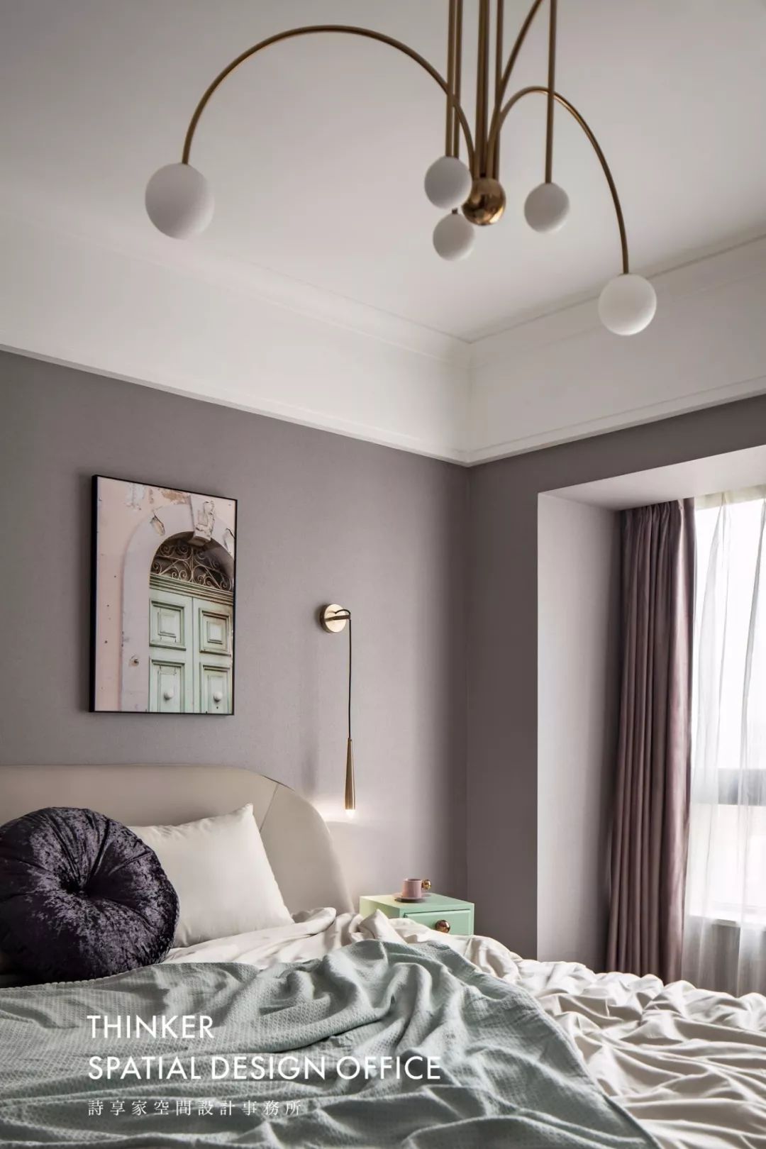 浪漫轻奢,曲线之美——141㎡华润翡翠城现代家居设计-62