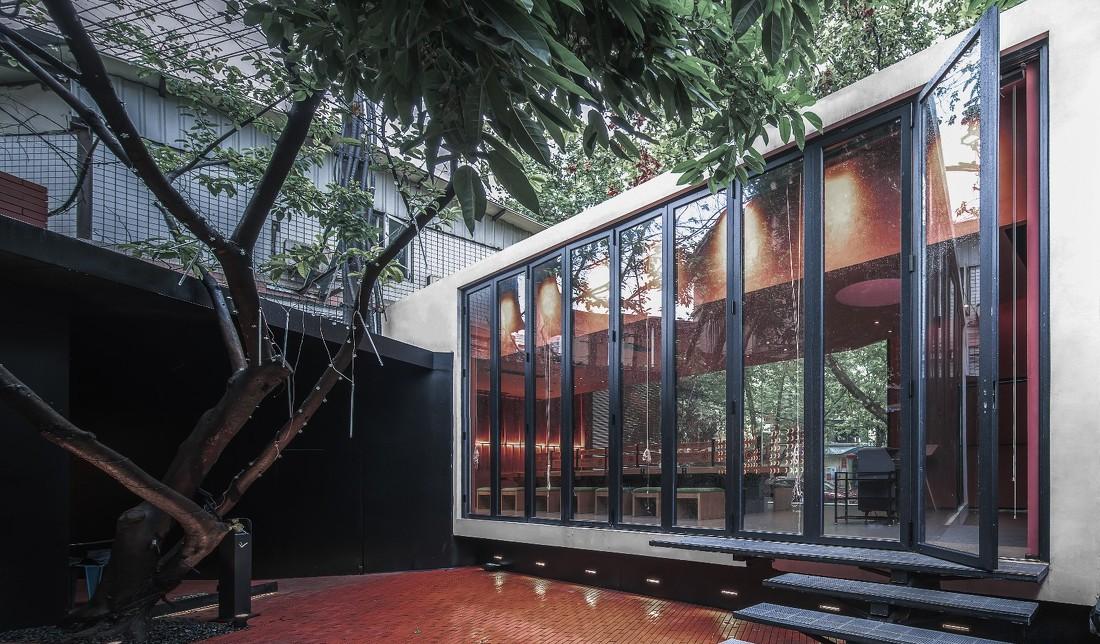 盒山肉铺 | 城市有机更新,一人食与多人食的精致空间设计-18