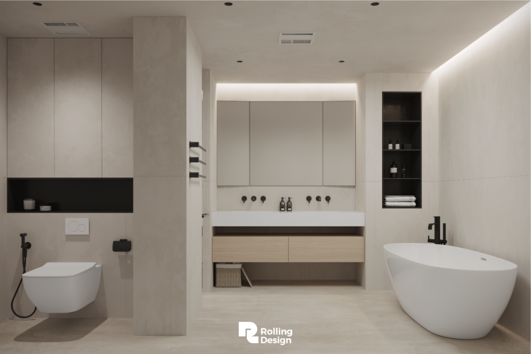 艺术女青年的家，用质感叙述美感 | 1000㎡大平层之三-54