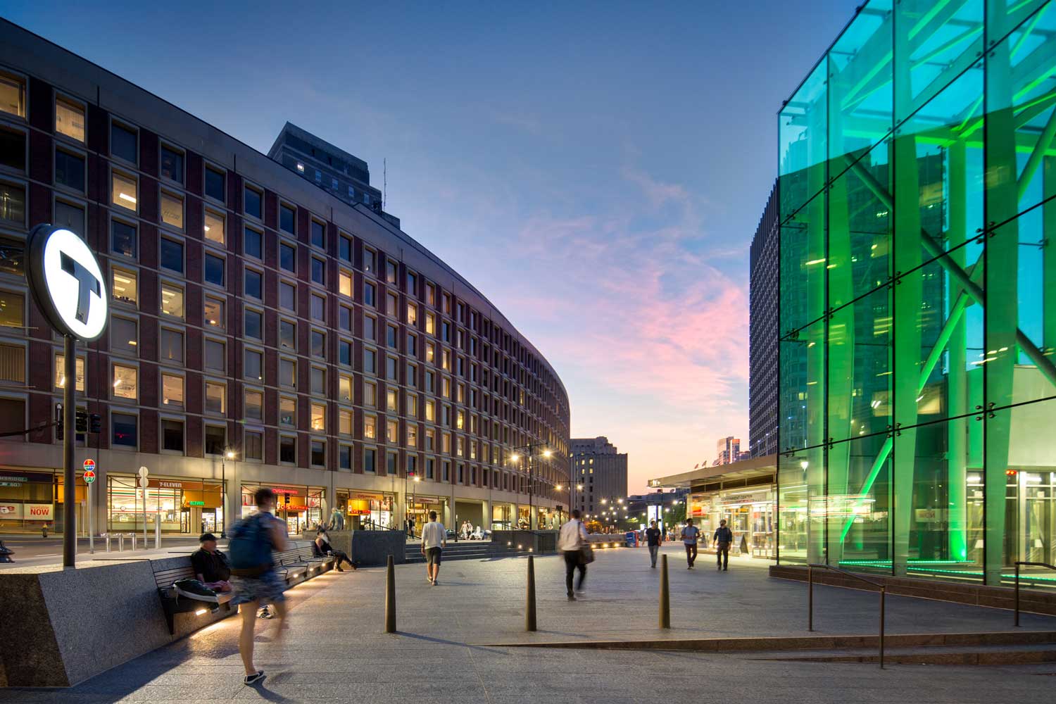 city hall plaza government center transit station-10