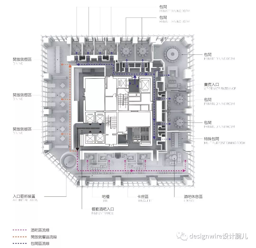 RSAA/庄子玉工作室新作 | 西安“云顶 57”餐厅，古今交融的艺术空间-46