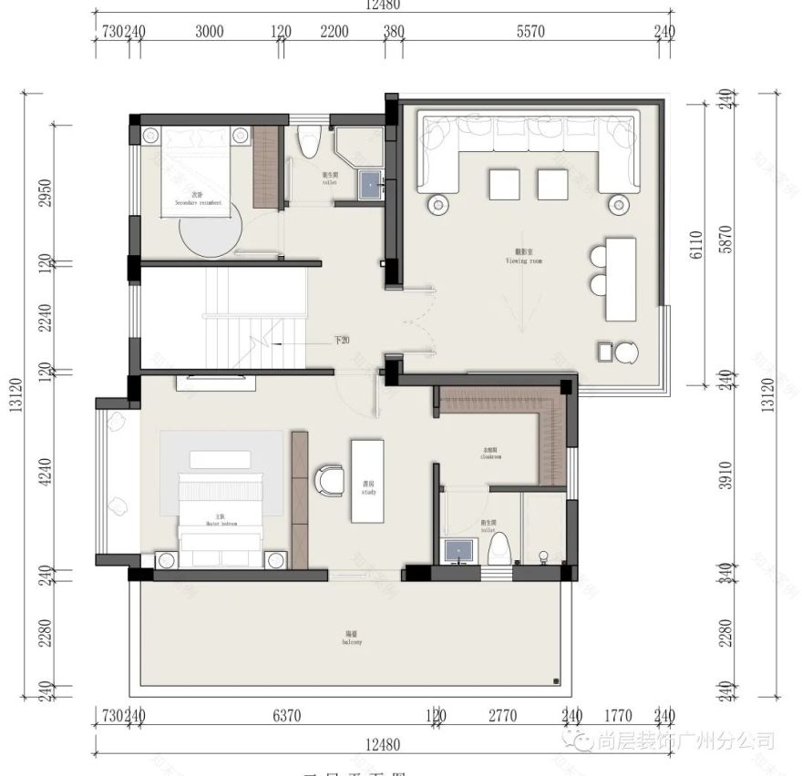 现代轻奢·尚层 400㎡别墅设计丨中国中山丨尚层装饰(广州分公司)-87