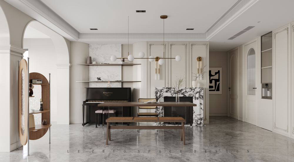 乐卓空间 · 苏宁檀悦 189㎡现代法式-7