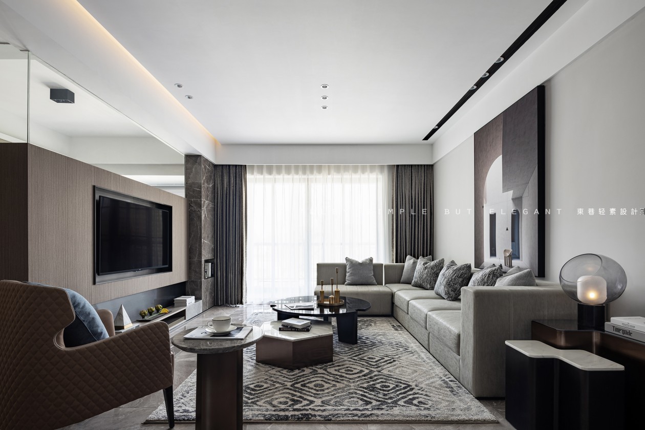 广西钦州灵山现代城样板间·东巷轻素打造光与影的世界-6