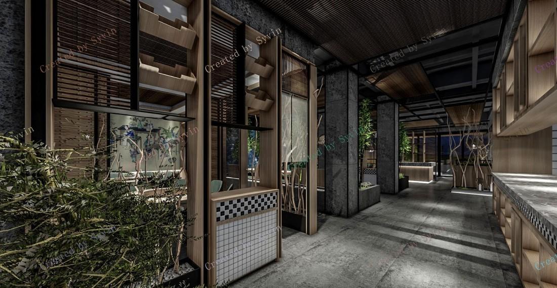 中低端大众餐饮店设计案例-13