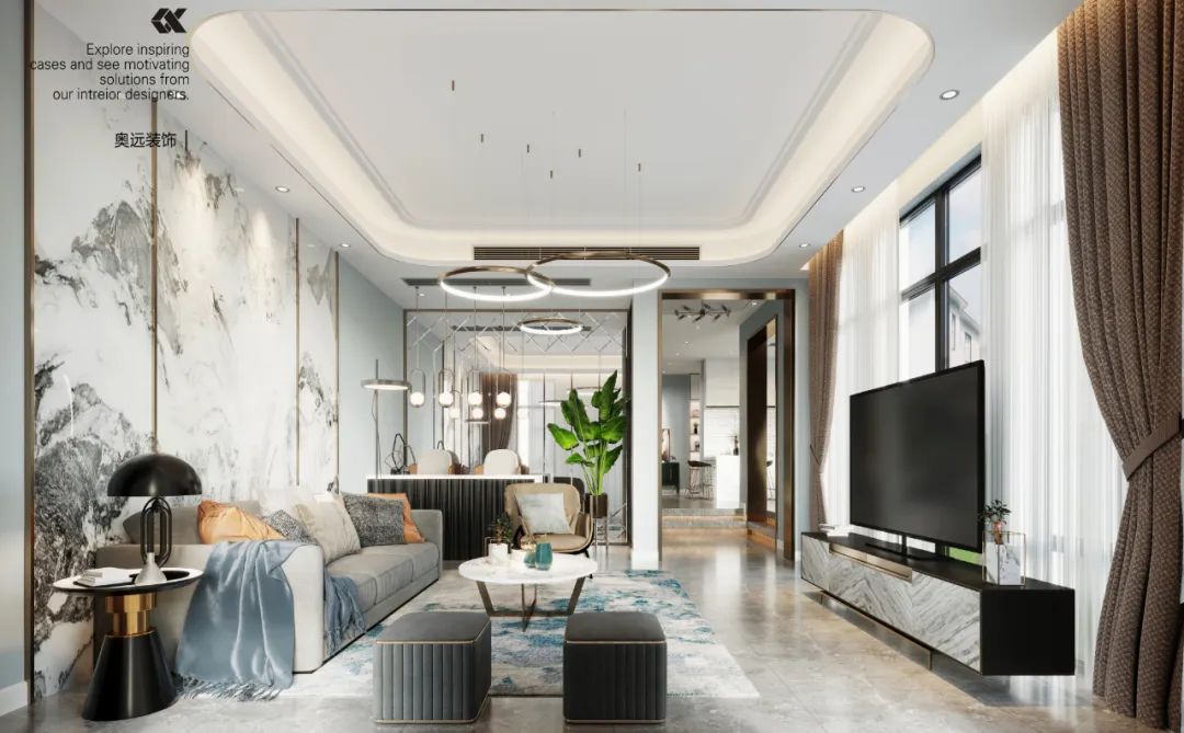 奥远设计 | 孔雀城别墅 | 现代轻奢,时尚舒适-20