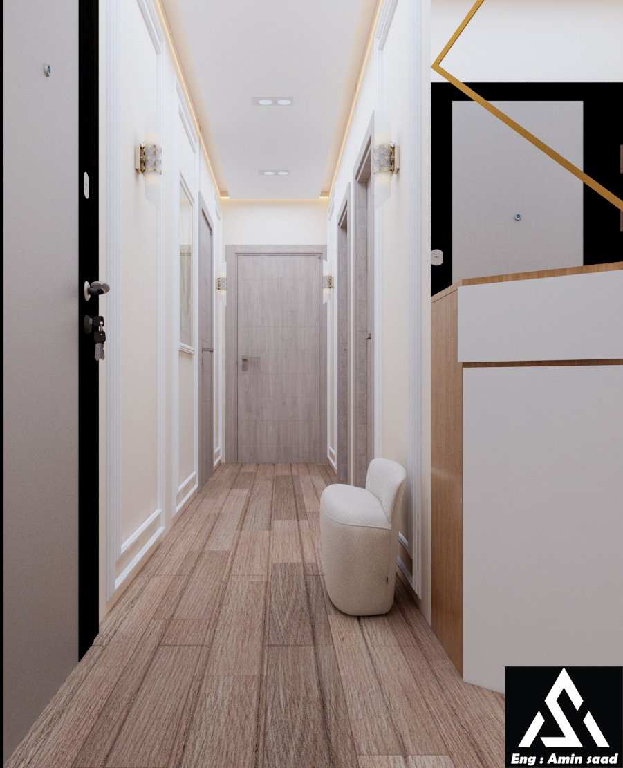 تصميم شقة 150 متر-2