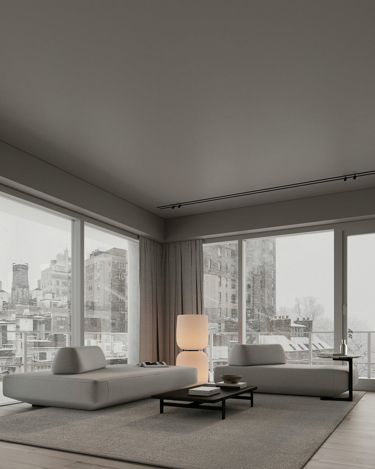 高级灰色系住宅设计 既精致又有设计感！-1