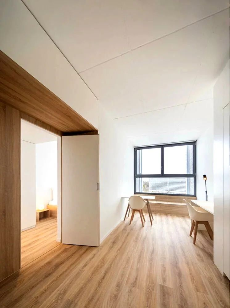 Grand morillon 学生宿舍丨瑞士日内瓦丨隈研吾建筑都市设计事务所,CCHE Lausanne-46