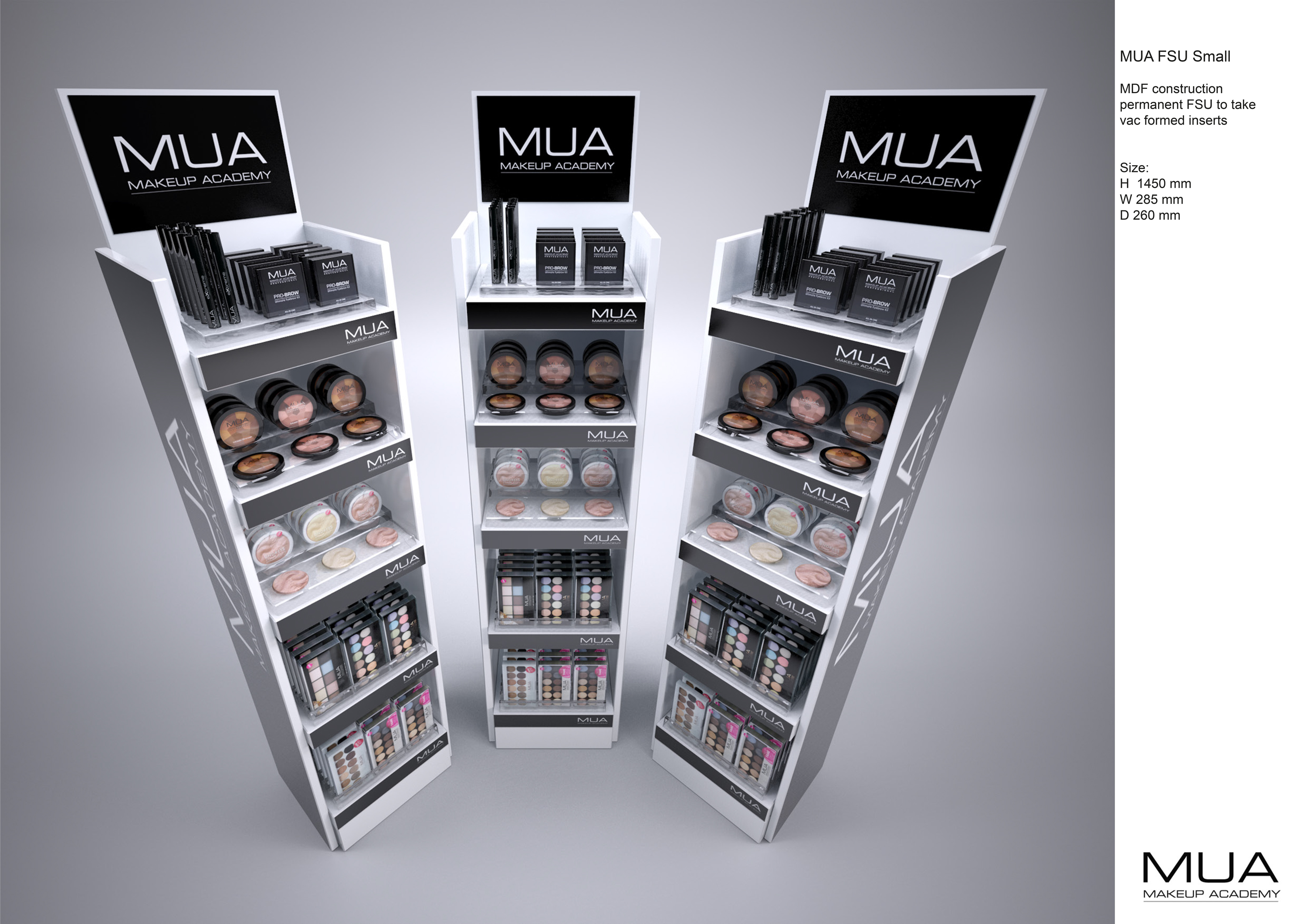 MUA Makeup Display Stand-0