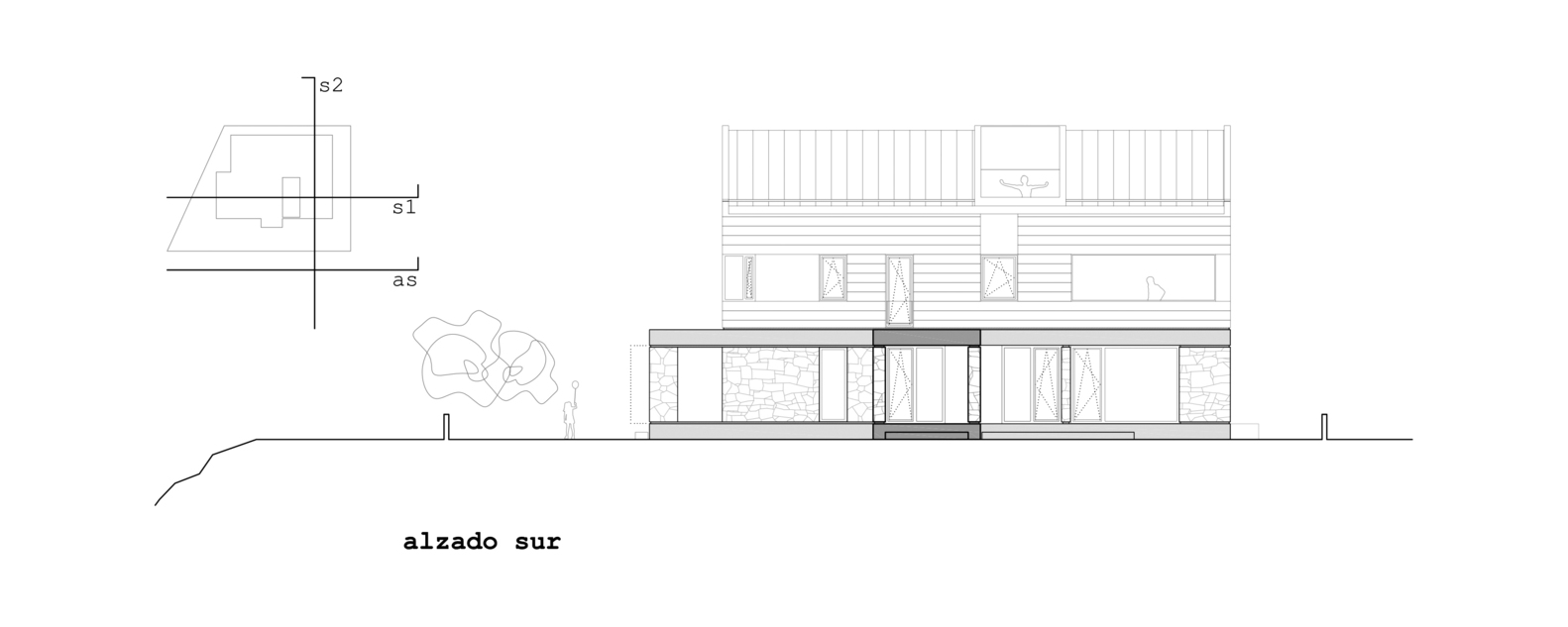 双层“书卷”住宅-51