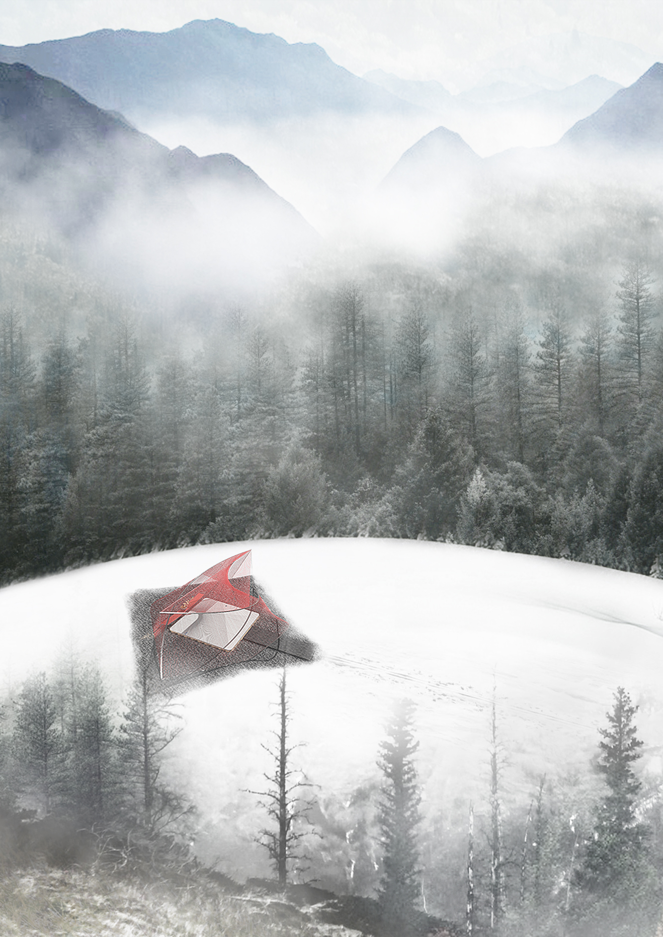 创新茶室 · 红纤维诠释传统日式茶文化-28