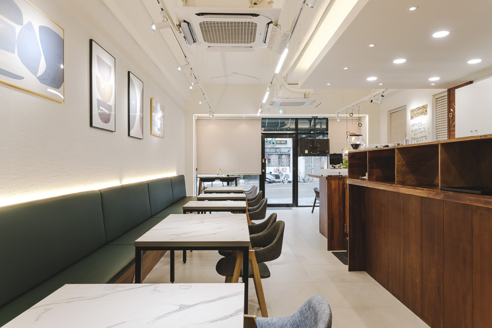 白色木纹，18 平极简韩屋的惊艳设计-4