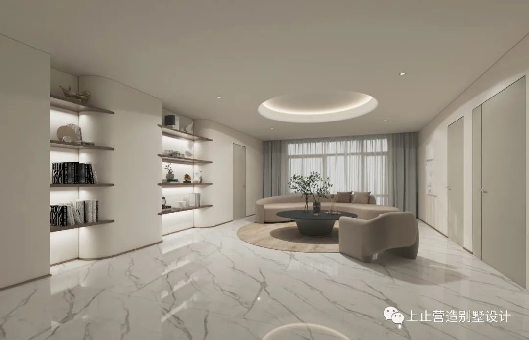 御翠园现代简约别墅设计丨中国长春丨上止营造别墅设计-16