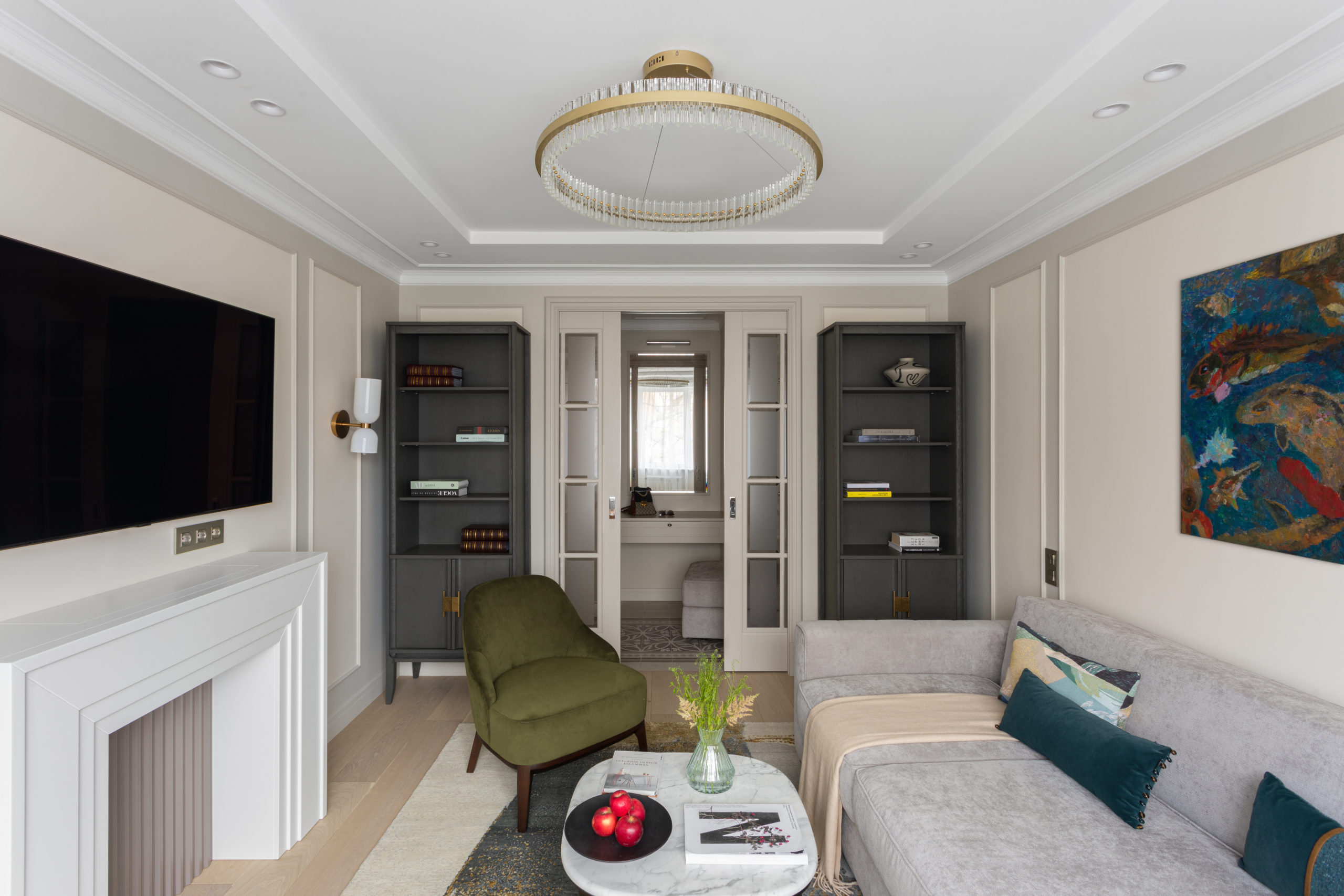 50平米两居室公寓翻新设计丨俄罗斯莫斯科丨安娜和德米特里·科罗布科-0