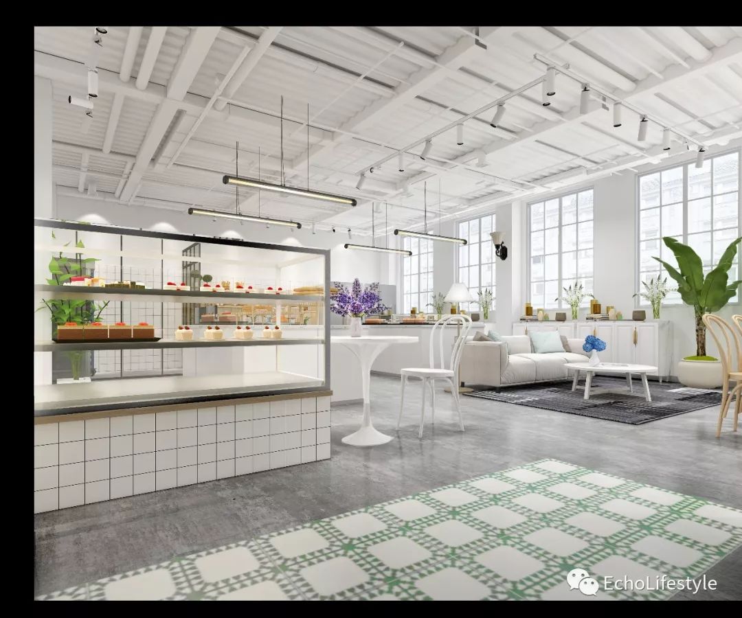 工装设计:暗淡毛坯变身优雅复古烘焙工作室-31