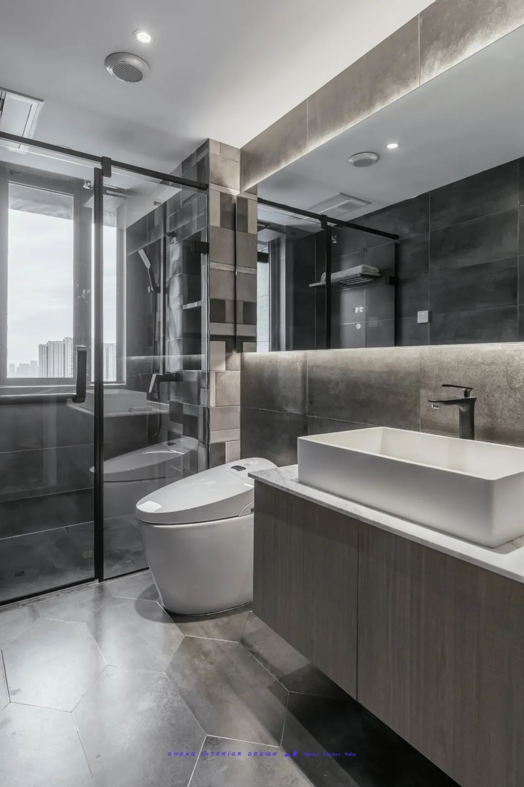 STONE 那一度灰——水泥质感的灰色空间设计-34