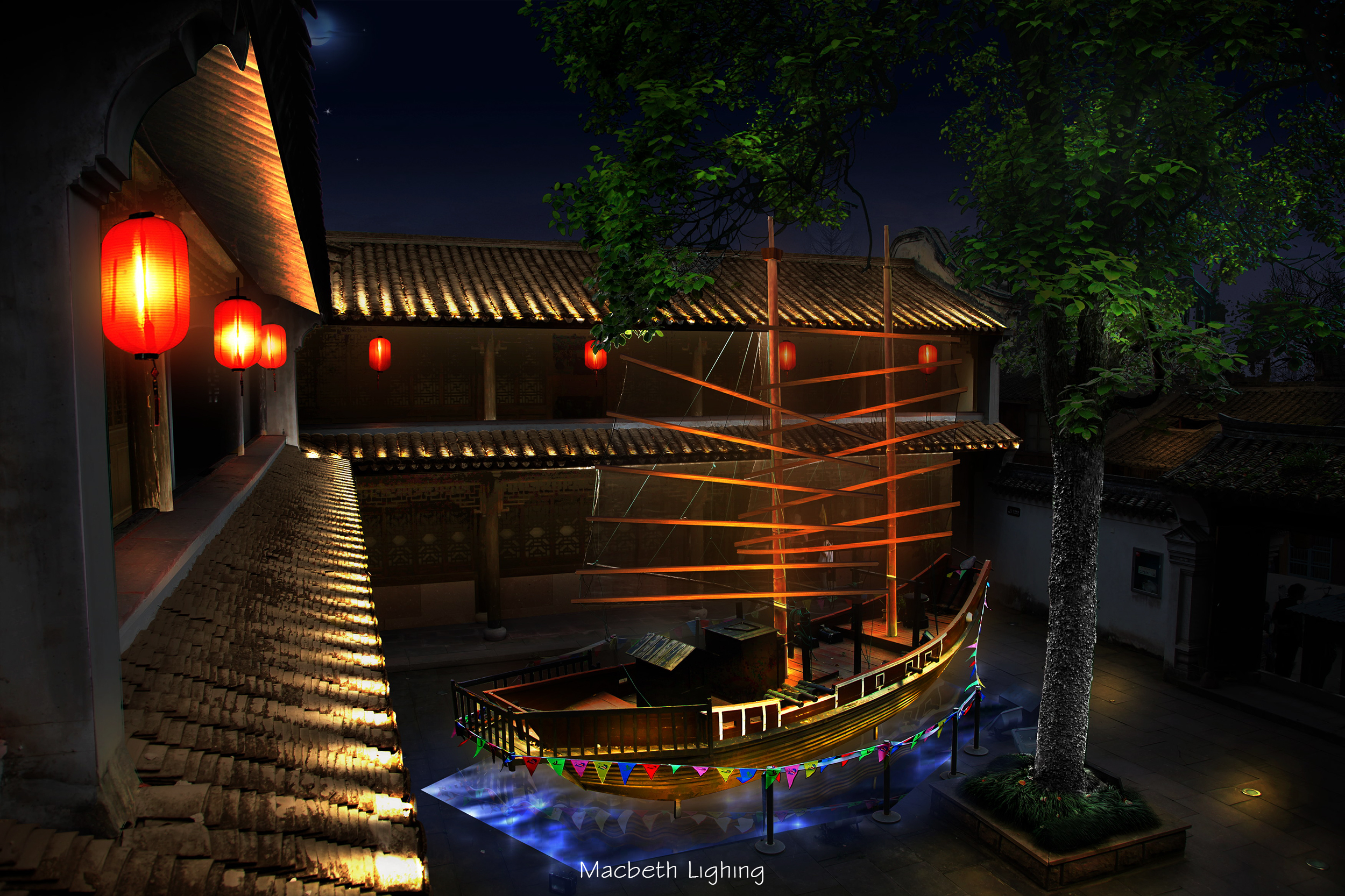 石浦灯光秀丨中国宁波-35