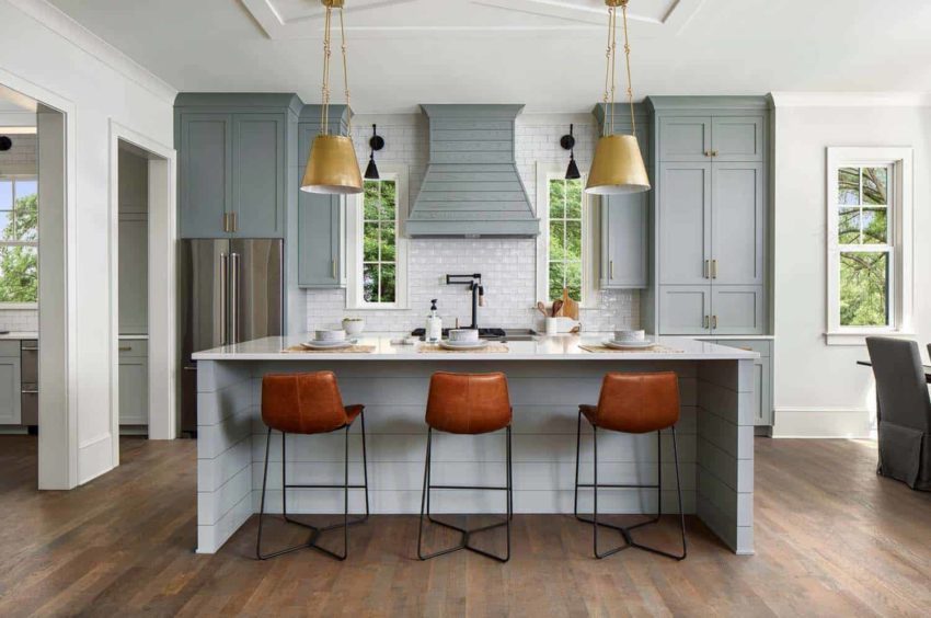 Pike Properties build stunning Modern Farmhouse in the sprawling countrysides of North Carolina PikeProperties在北卡罗莱纳州的庞大乡村建设了惊人的现代化农舍-20