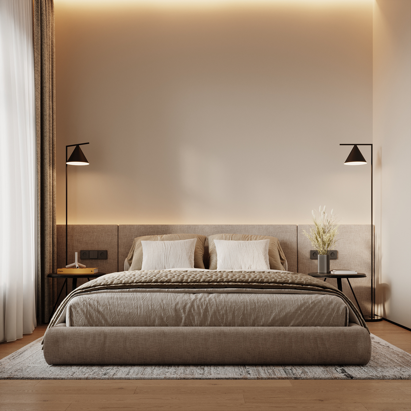 咖色空间 经典高级的设计！-26