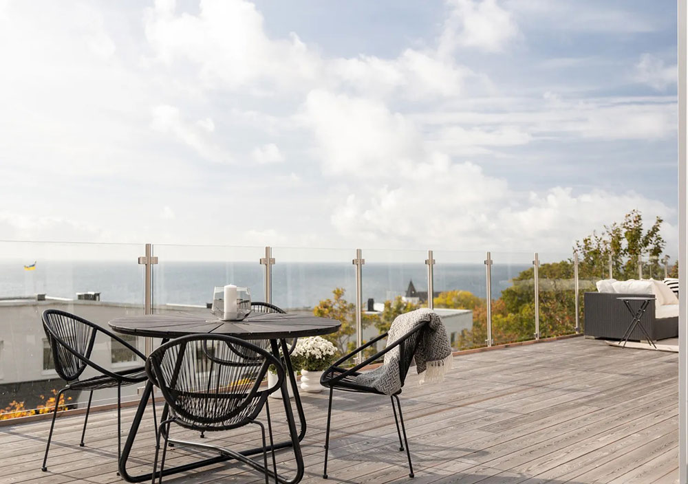 瑞典现代海景公寓 | 阳光倾洒的玻璃海洋-18