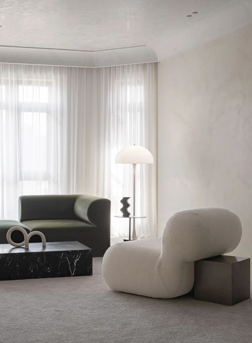 鄂尔多斯绿洲 · 自由环形动线串联生活区域丨中国鄂尔多斯丨尔我空间设计研究室-20