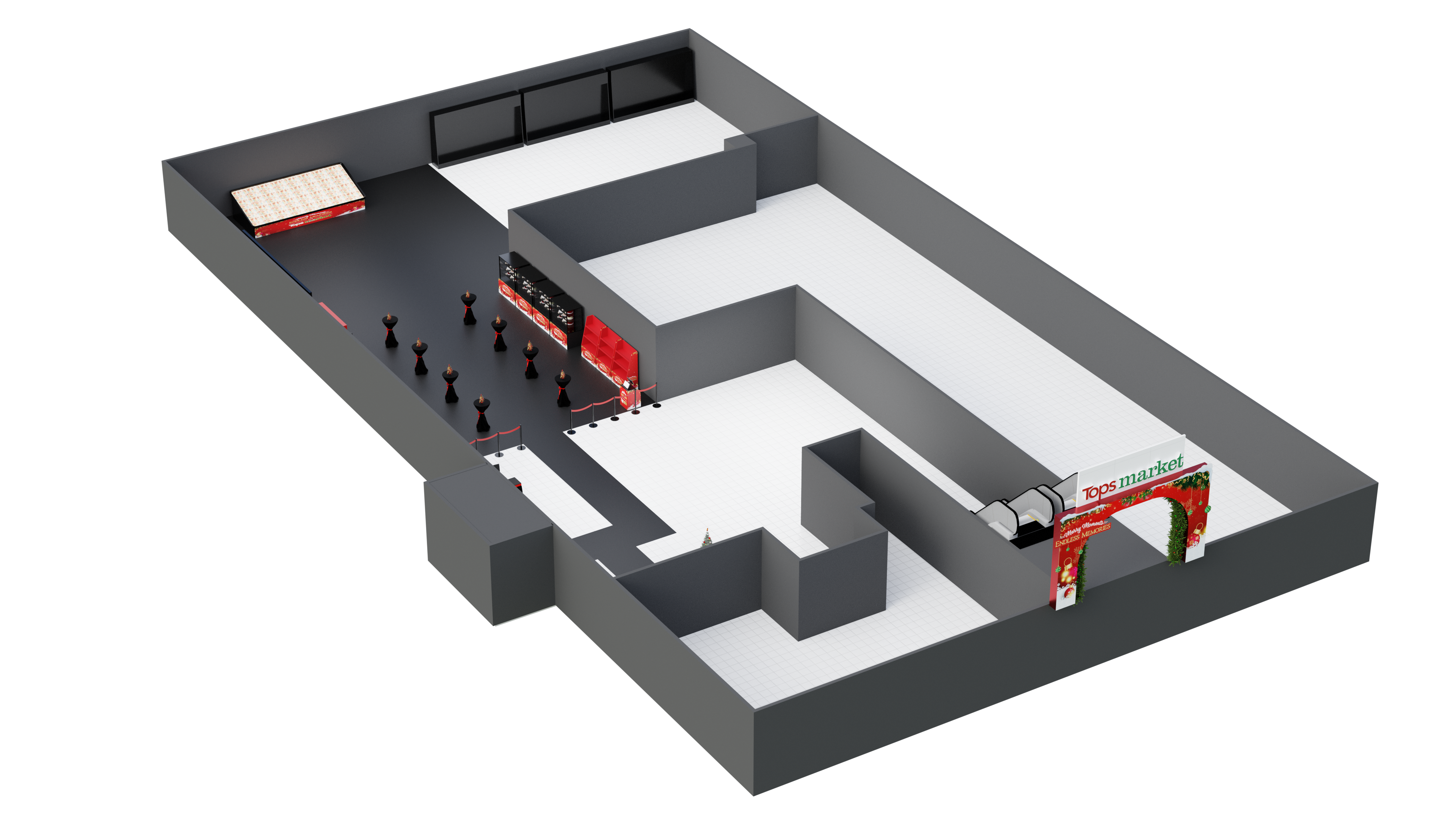 2023 年圣诞节 3D 布局活动-11