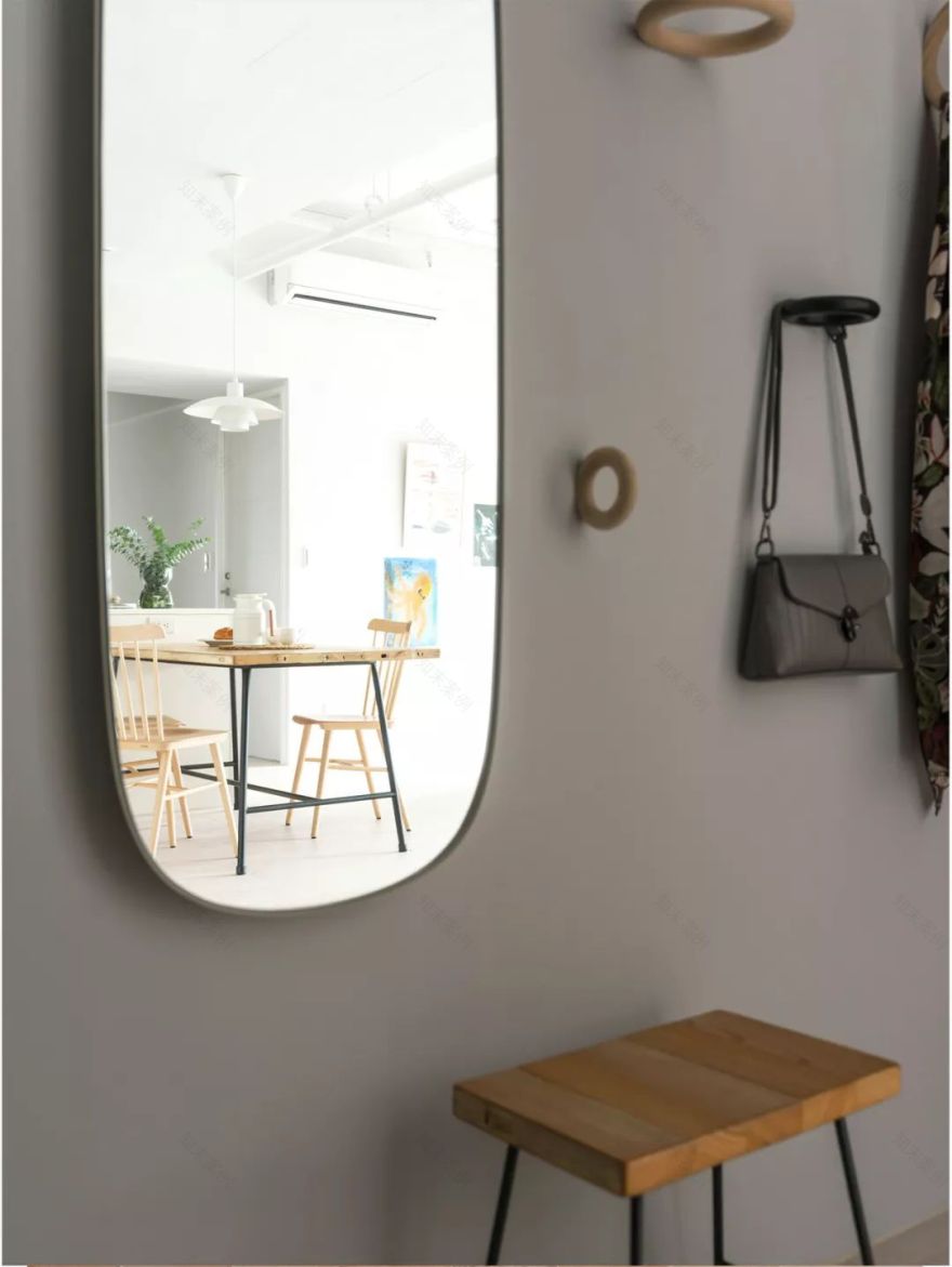 100㎡简约小资风住宅,宽敞自然的客餐厅空间-8