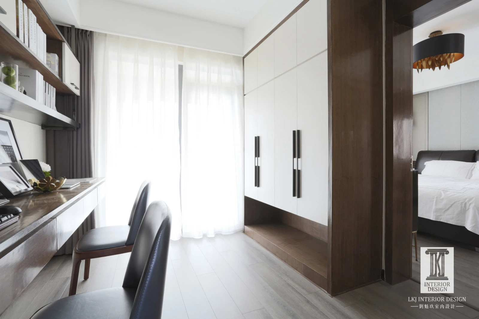 《素净·悠然》 | 武汉 132 平简约木质空间,独立衣帽间与书房设计-29